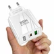 Зарядное устройство XON PowerCharge 65W (PD33) USB Type-C (PCWA065033A1С1W 6044) Белый - изображение 3