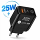 Зарядное устройство XON PowerCharge 25W (PD25) USB Type-C (PCWC025025A1С1B 6129) Черный - изображение 2