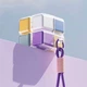 Органайзер для пігулок Cube Портативний, 8 секцій (Чорний) - зображення 2
