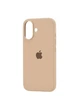 Чохол для iPhone 17 силіконовий Soft-touch Silicone Case Full Size (AA) Desert Gold - зображення 1