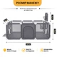 Манеж дитячий ProDobro Multisport LB-1137 120х180 см, сітчасті стінки, сірий - зображення 5