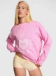 Світшот оверсайз на флісі жіночий Victoria's Secret 5000010132(Pink Lollipop (78FO)) L Рожевий (199294907406) - зображення 1