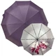 Женский зонт автомат Три Слона N7567 Lilac Magnolia Фиолетовый - изображение 1