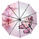 Женский зонт автомат Три Слона N7567 Pink Peony черный 10 спиц Антиветер - изображение 7