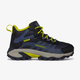 Дитячі Черевики Merrell Moab Speed 2 Mid Waterproof Navy/Hi Viz 38-7-26см - изображение 1