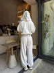 Жіночий однотонний костюм-трійка (корсет+кофта+штани) Uaclothes 48 Сірий (like39473-199121361) - изображение 6