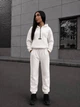 Костюм женский теплый из флиса молочного цвета 39448 42/44 - изображение 5