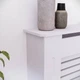 Екран для радіатора Vida Designs Milton, MDF, 82×78×19 см, білий, з полицею - зображення 3