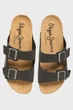Чоловічі чорні слайдери DOUBLE VELOUR Pepe Jeans 41 PMS80003 - изображение 4