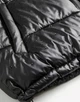 H&M Чоловіча блискуча стьобана куртка Windproof Water Repellent чорна XL, арт.1196497001005 - зображення 4