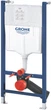 Инсталляция Grohe Rapid SL Solido 38971000 + панель смыва Even 38966KV0 черная глянцевая + унитаз подвесной Kroner Armada WHI513636 Tornado с сиденьем Soft Close дюропласт (38971966KV0KA51T) - изображение 3