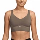Спортивний топ жіночий Nike Alate Logo Sports Bra S Бежевий FQ7383-214 - зображення 1