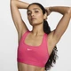 Спортивный топ женской Nike Swoosh Light Support S Кораловий DX6817-629 - изображение 1