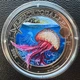 Медуза, що світиться 2024 рік Австрія колекційна монета 3 євро. Серія: Морське життя, що світиться - изображение 1