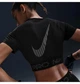Спортивний топ жіночий Nike Np Dri-Fit Ss Crop Top Tt Gx Black L Чорний HM6369-010 - зображення 2