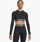 Спортивний топ жіночий Nike Pro 365 Dri-Fit Cropped Long-Sleeve Top Black M Чорний FV5484-010 - зображення 1