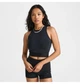 Спортивний топ жіночий Nike Pro Dri-Fit Crop Tank Black S Чорний FQ7934-010 - зображення 1