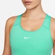 Спортивный топ женской Nike Swoosh Sujetador Deportivо M Зелений BV3636-369 - изображение 3
