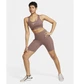 Спортивный топ женской Nike Swoosh Medium Support S Бежевий DX6821-208 - изображение 7