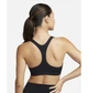 Спортивный топ женской Nike W Swsh Lgt Spt Bra L Чорний DX6817-010 - изображение 4