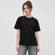 Футболка базова жіноча чорна 3XL (TshBb) - зображення 1