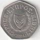 Кіпр 50 центів 2004 рік Монети світу - изображение 2