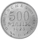 Німеччина Мітка монетного двору "D" - Мюнхен 500 марок 1923 рік Монети світу - изображение 1
