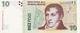 10 Песо Pesos 1997-2016 рік Банкнота Аргентина Південна Америка UNC P-354 - изображение 1