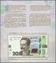 Пам'ятна банкнота номіналом 20 гривень 160-річчя з дня народження Івана Франко в сувенірному буклеті - изображение 4