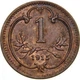 Австрія 1 гелер 1915 рік Зігнута Монети світу - изображение 1