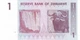1 долар dollar 2007-2008 рр Банкнота Зімбабве Африка UNC P-65 - изображение 2