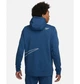 Толстовка мужская Nike Dri-Fit Fleece Full-Zip Fitness Hoodie M Синий FB8575-476 - изображение 3