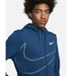 Толстовка мужская Nike Dri-Fit Fleece Full-Zip Fitness Hoodie M Синий FB8575-476 - изображение 4