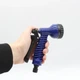 Шланг для поливу V-HOSE 618 садовий розтяжний 22,5 м з розпилювачем 7 режимів синій для саду городу та миття авто без заломів та перекручувань - зображення 9