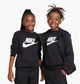 Детский свитшот Nike Sportswear Club Fleece M Черный FD2992-010 - изображение 1