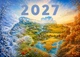 Календарь настенный квартальный на 2027 год на три пружины, Apriori , Украина , Природа , Времена Года , 29,7х61см , 6 вид - изображение 2