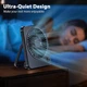 Мини-вентилятор OUILA аккумуляторный 2600 мАч, USB, 3 скорости, настольный, портативный, 360° - изображение 6