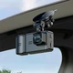 Видеорегистратор HOCO DI62 Warrior three-screen simultaneous display driving recorder(wifi version) |720p front/480p rear/480p inner, 150mAh, black - изображение 8