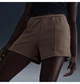 Шорты женские Nike Nsw Nk Chll Ft Mr 4In Short Brown S Коричневый HF6940-233 - изображение 3