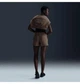 Шорты женские Nike Nsw Nk Chll Ft Mr 4In Short Brown S Коричневый HF6940-233 - изображение 5