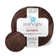 Popyarn Bombay, Молочный шоколад №87, летняя бамбуковая пряжа для детской одежды и вязания крючком или спицами, Попярн Бомбей, 50 г / 115 м - изображение 1