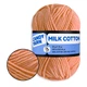Пряжа Candy-Yarn Milk Cotton Персик №64, бавовна з молочним акрилом для в'язання, м'яка дитяча пряжа 50г/100м для в'язання іграшок та одягу - зображення 1
