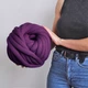 YarnArt Marshmallow, Фиолет №915, 750 г / 30 м - объемная пряжа для ручного вязания сумок, ковриков и лежанок для домашних животных - изображение 3