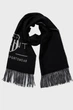 Чоловічий чорний вовняний шарф TONAL ARCHIVE WOVEN SCARF Gant OS 9920207 - изображение 1
