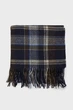 Чоловічий темно-синій клітчастий шарф CHECK WOVEN SCARF Gant OS 9920209 - зображення 2