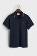 Чоловіче темно-синє поло TIPPING SS PIQUE POLO Gant XL 2062034 - зображення 5