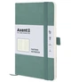 Книга записна Partner 125*195мм 96 арк. клітинка на гумці Axent 8616-48-a сіро-лазурний 12шт/уп - зображення 1