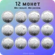 Набор из 12 оборотных монет 10 гривен серии “Мы сильны. Мы вместе.” 2025-2026 года - изображение 1