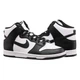 Кроссовки мужские Nike Dunk High Retro 44.5 Чорно-білий DD1399-105 - изображение 6