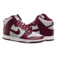 Кроссовки мужские Nike Dunk High 38.5 Бордово-сірий DD1399-600 - изображение 6